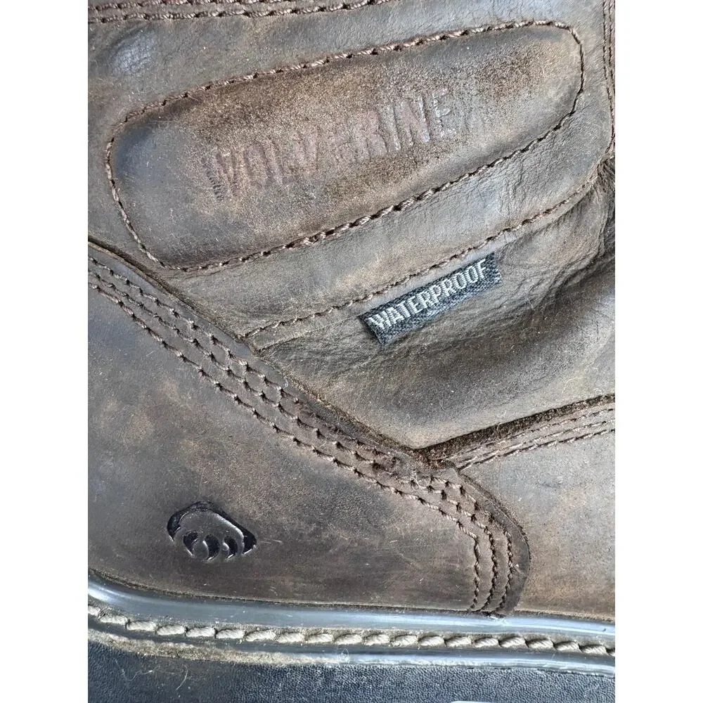 Wolverine Floorhand boots men's 9 steel toe waterproof work 6